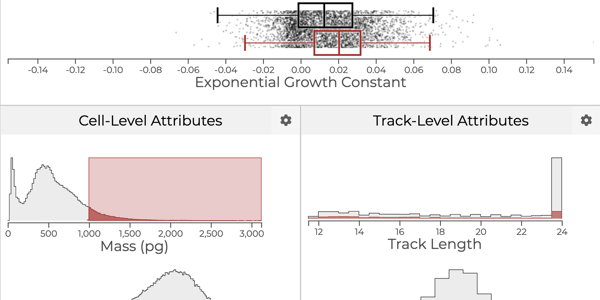 Cell attributes can be viewed and selected.